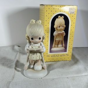 Vintage Precious Moments "He Walks With Me" 1987